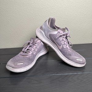Nike Free Run 2018, Particle Rose- Women's Running Shoes, Size 8.5